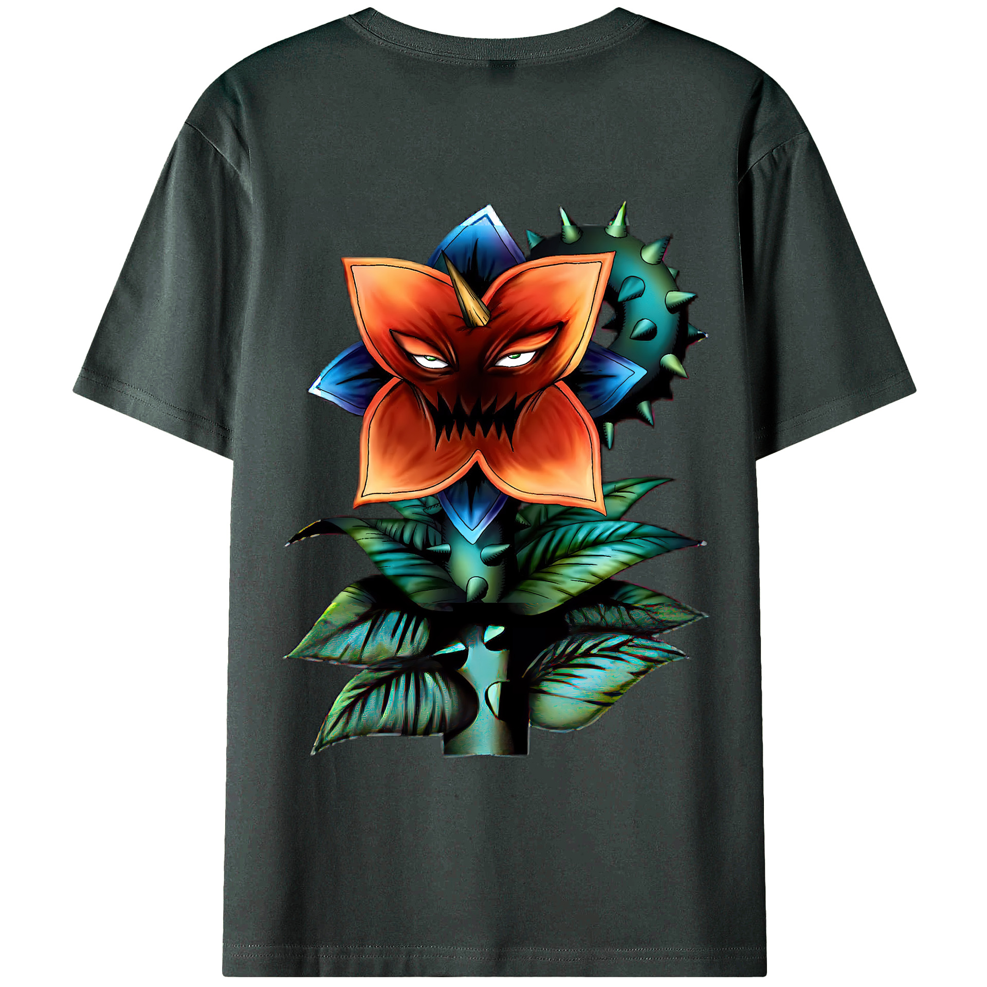 （画像用） 遊☆戯☆王 Yu-Gi-Oh! 綿100％ メンズ半袖Tシャツ（バックプリント） 通気性